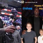 Owing a Favor to Shaquille O'Neal, David Beckham Wished the Lakers Legend on Instagram on His Birthday