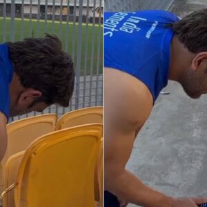 "Definitely Looking Yellove": MS Dhoni Paints Chepauk Stadium Seats Yellow as Fans Arrive in Huge Numbers for CSK Live Practice Session