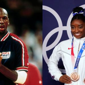 "They Called Me Michael Jordan": 4ft 8" Simone Biles, Who Looked Tiny Next to Shaquille O'Neal, was Compared to MJ for a Peculiar Habit
