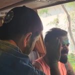 "Virat ko laga laga": Determined Rohit Sharma throws Holi colours on Virat Kohli in team bus
