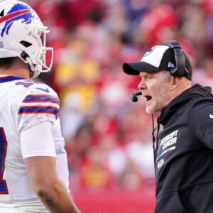 Bills’ Head Coach Thinks Josh Allen’s Style of Playing Is Not Healthy as the QB Takes So Many Hits