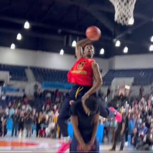 Watch: Bronny James' McDonald's All-American Debut in Dunk Contest With Slam Over Bryce  