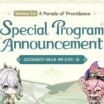 Genshin Impact 3.6 Live Stream