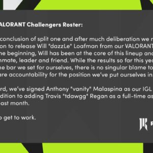 Valorant Team Shopify Rebellion Bring In Former C9 IGL Post VCT NA Elimination