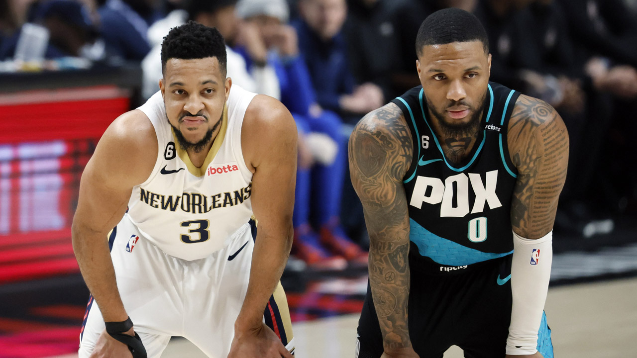 CJ McCollum Smirks While Talking About Damian Lillard And Former Team Trailblazers