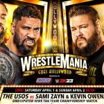The Usos versus Sami Zayn and Kevin Owens