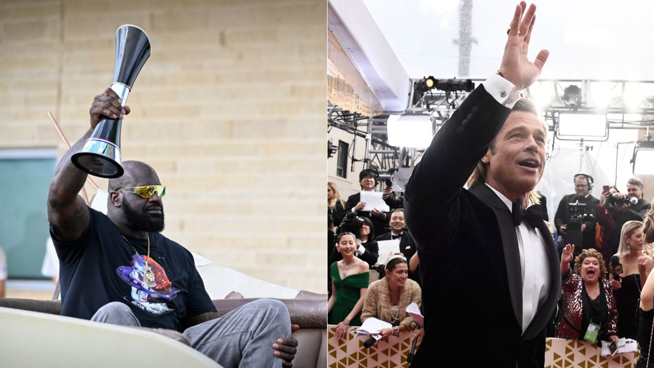 Shaquille O'Neal Once Towered Over $400 Million Worth Brad Pitt Among Formula 1 Fans During Their Recent Grand Prix Visit