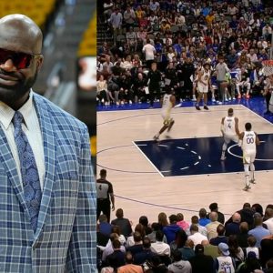 “Another Shaqtin’ a Fool Entry!”: Shaquille O’Neal Enjoys Mavericks’ Defensive Breakdown Against Warriors in Crucial Contest