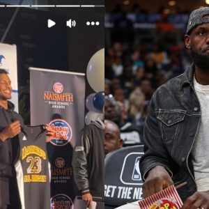 "Bronny James, McDonald's All American": LeBron James Hypes Son Up on Instagram for Repeating His 20-year-old Achievement