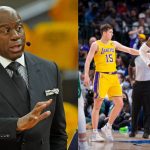 Magic Johnson called Austin Reaves one of his favorite players after he helped Anthony Davis lead the Lakers to victory.