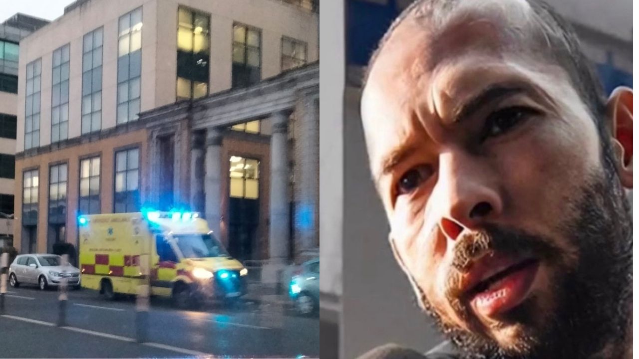 Andrew Tate rushed hospital