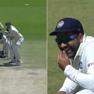 Shreyas Iyer bowling: Rohit Sharma convulses with laughter as Iyer bowls rank full toss to Steve Smith at Narendra Modi Stadium