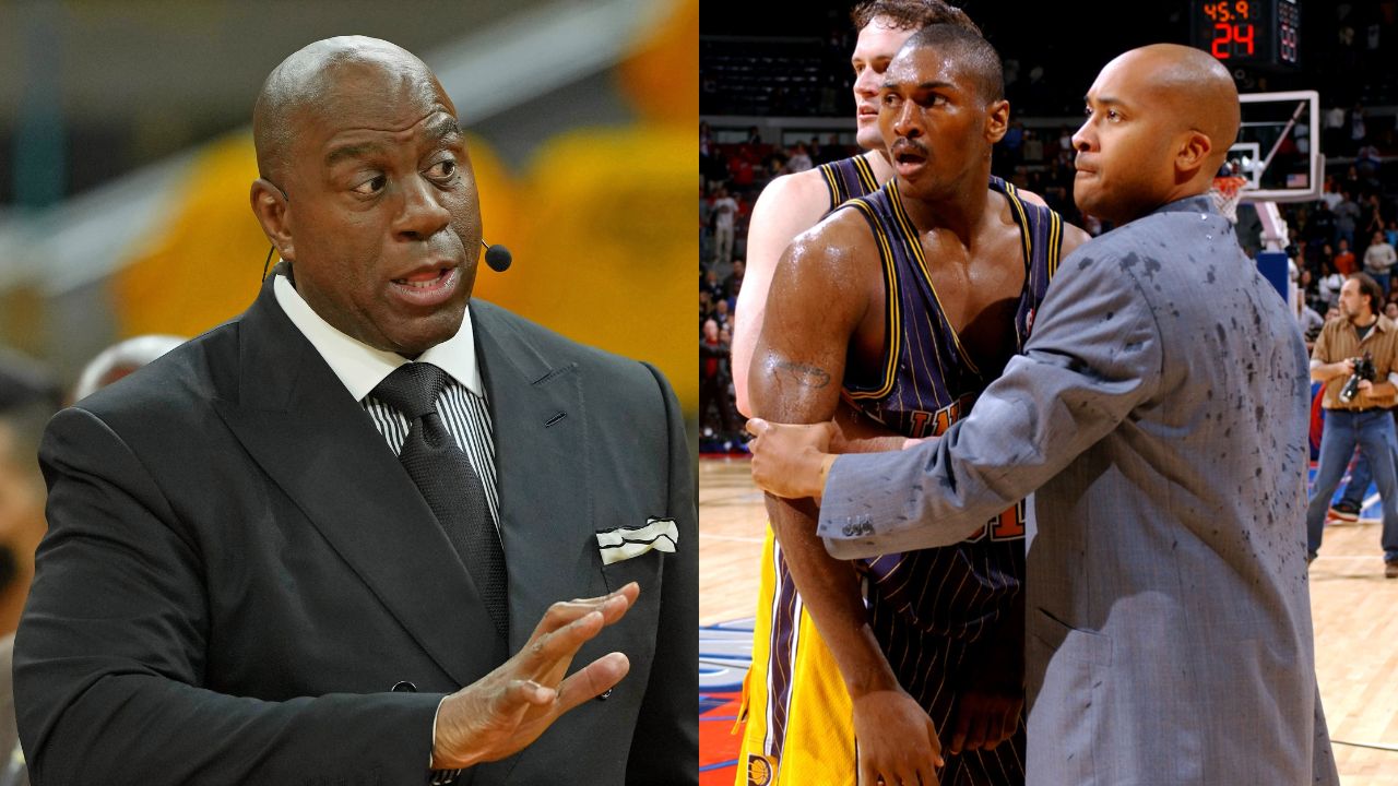 "These Crazy Fools are Fighting the Fans": When Magic Johnson Was Afraid of the Impact of Malice at the Palace on NBA's $4.6 Billion TV Deal