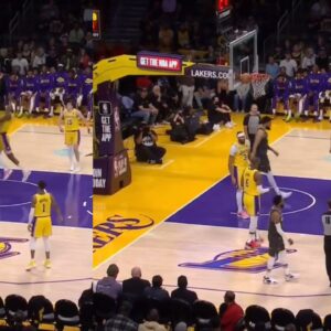 WATCH: Anthony Davis Blocking Karl-Anthony Towns’ Shot Turn Into a Wedgie!