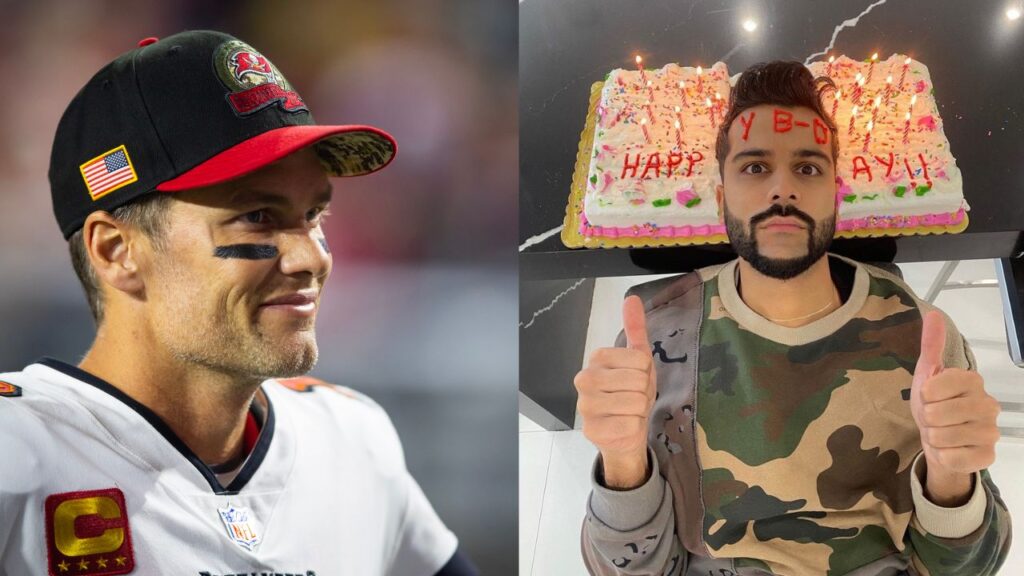 Amid $45 ‘No Sweat T-Shirt’ Release, Tom Brady Flashes His New Apparel Samples to the Popular Youtuber Adam Waheed