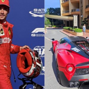 Did Charles Leclerc Buy a New Ferrari? Fans Spot a Striking Red Livery Ferrari in Monaco With Number 16