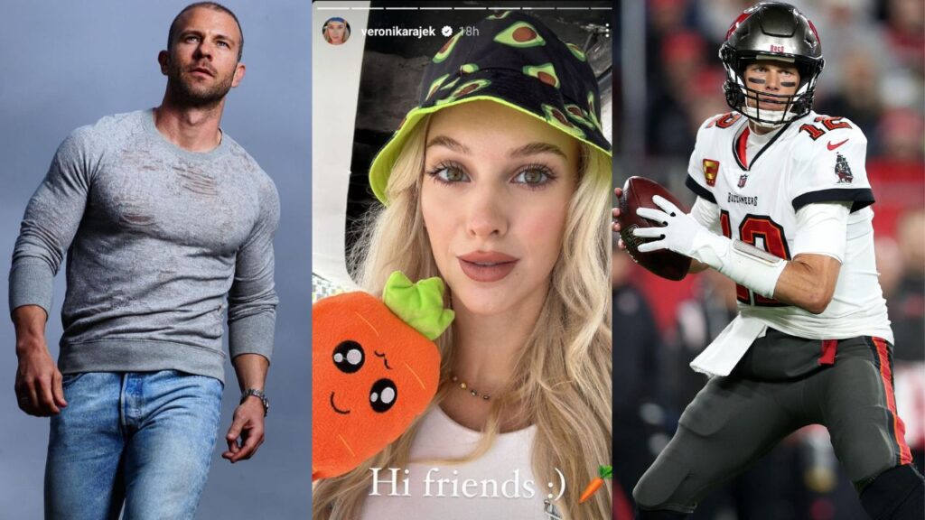 Drew Logan, Veronika Rajek, Tom Brady