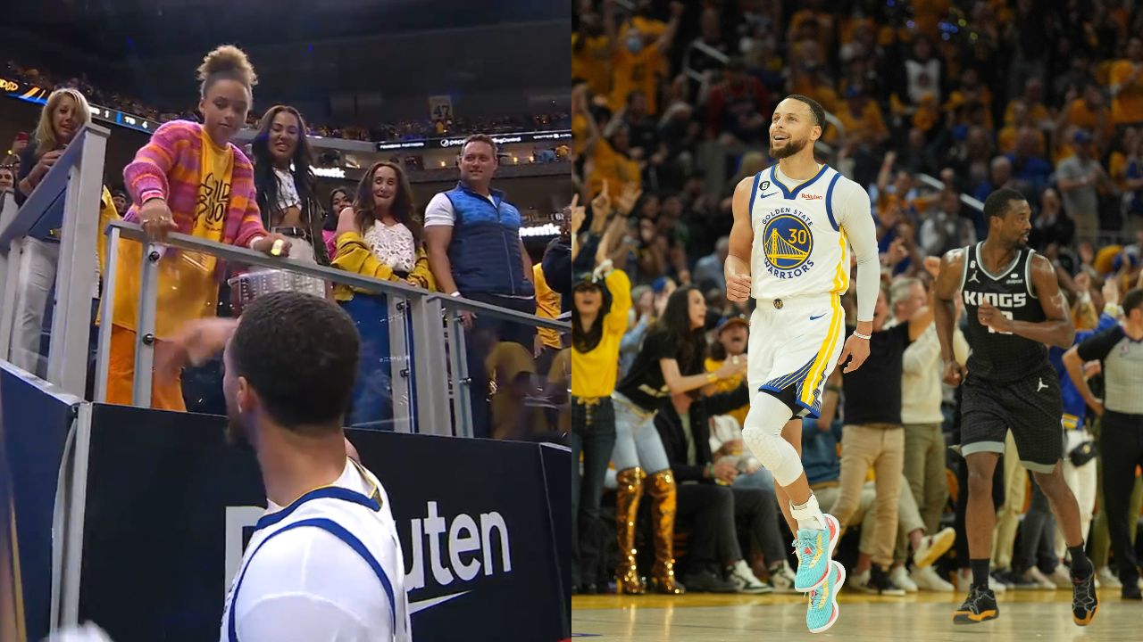 WATCH: Stephen Curry Shares an Adorable Moment With Daughter Riley After Game 4 Win Over Kings
