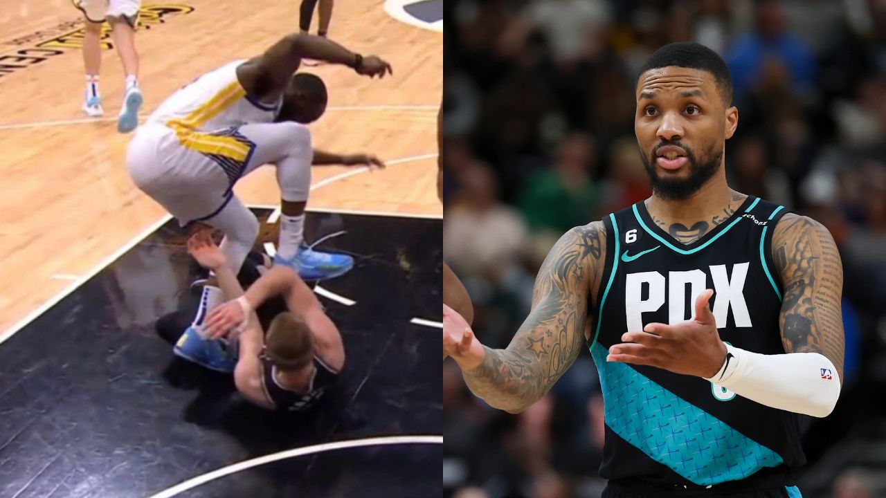 “Draymond Green Didn’t Try To Step On Domantas Sabonis”: Damian Lillard’s Unpopular Take As Warriors Forward Ejected In Game 2