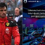 Carlos Sainz Lends His Company Kart to a Special 'Guest'; Fans Love the 'Crossover' Between the Two