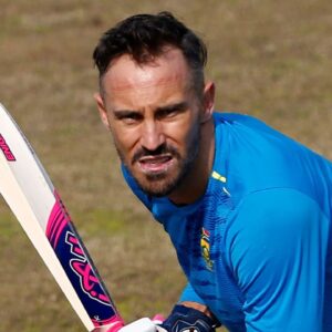 Why is Faf du Plessis not playing for South Africa?