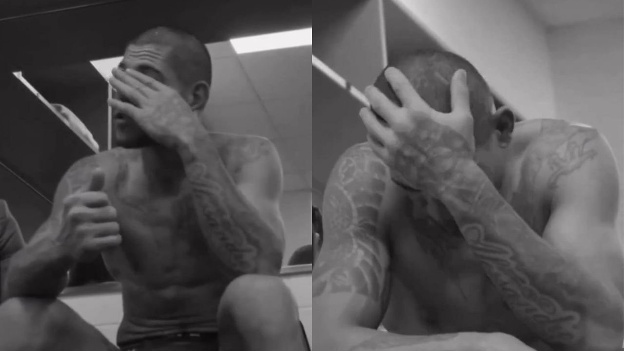 Alex Pereira emotional