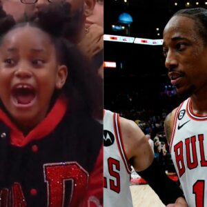 "Damn, That's My Daughter Screaming?!": DeMar DeRozan's Beyond Comical Reaction To Diar's MVP Performance in Massive Win