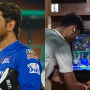 WATCH: Fan Worships MS Dhoni by Doing Aarti in Front of TV Ahead of IPL 2023 Opening Match
