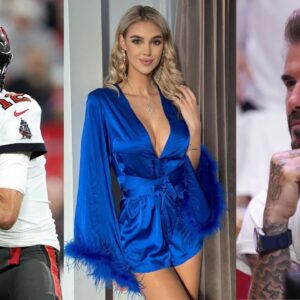 Tom Brady, Veronika Rajek, David Beckham