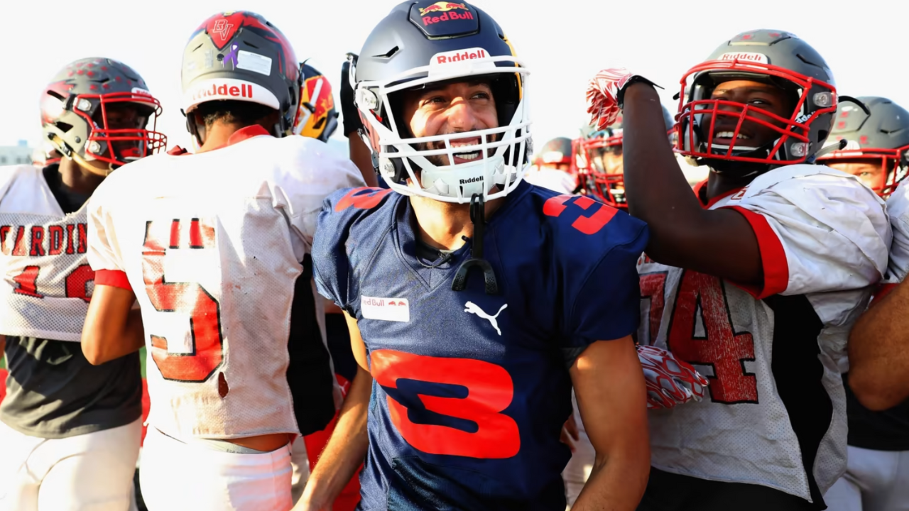 After Acing Tom Brady-Like Throw, Confident Daniel Ricciardo Sets His Sights on Promising NFL Career