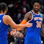 WATCH: Jalen Brunson Gets Hilariously Smacked Up By His Own Teammate, Julius Randle, Kickstarting Oscar-Worthy Performance