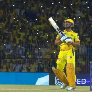 MS Dhoni Six IPL 2023: CSK's Thala Hits Two Consecutive Sixes off Mark Wood at Anbuden Stadium