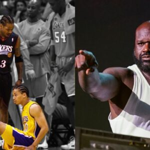 Shaquille O’Neal Shares the Famous Clip of Allen Iverson Stepping Over His Former Teammate Ty Lue