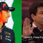 Sergio Perez's Complaints After Qualifying DNF Propels Fans To Resurface Toto Wolff 'Drive To Survive Meme' Out