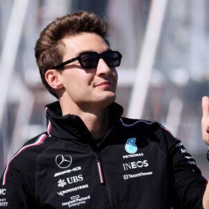 George Russell Poses With New $2.7 Million Limited Edition Mercedes AMG-ONE Car