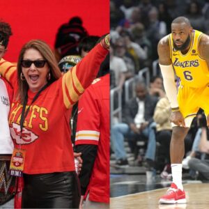 Patrick Mahomes, Randi Mahomes, LeBron James