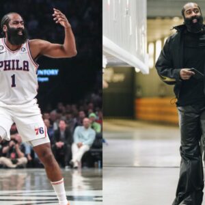 “Adam Silver Needs To Suspend James Harden For This Fit”: NBA Twitter Are Left Appalled Seeing Sixers Star’s Pregame Outfit