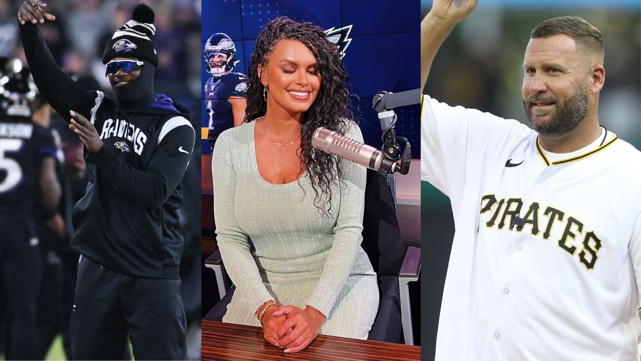 Lamar Jackson, Joy Taylor, Ben Roethlisberger
