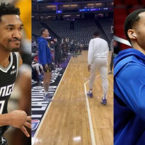 WATCH: Jordan Poole Recieves Condescending Challenge From Malik Monk Ahead of Pivotal Game 5 of Warriors vs Kings Series