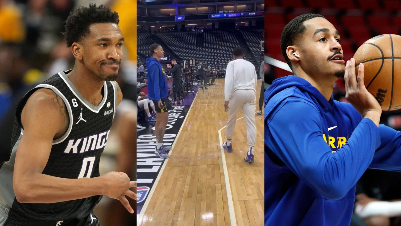 WATCH: Jordan Poole Recieves Condescending Challenge From Malik Monk Ahead of Pivotal Game 5 of Warriors vs Kings Series