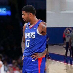 WATCH: Paul George Gets Shots Up in Practice Despite Having Been Reported as Injured, HC Tyronn Lue Tries to Cover it Up