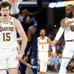 After Anthony Davis Injury, LeBron James Showers Austin Reaves With Praise for 23-Point Playoff Debut