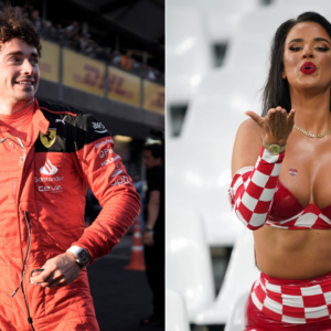 Man of the Hour Charles Leclerc Spotted With Ferrari’s “Hottest Fan” Ivana Knoll Moments Before Azerbaijan GP Feat