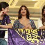 Suhana Khan in IPL 2023: Shah Rukh Khan Attends KKR vs RCB Match at Eden Gardens with Daughter and Shanaya Kapoor