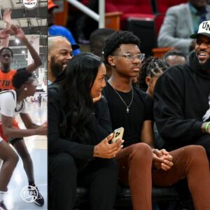 Ahead of Game 6 Against Ja Morant, LeBron James Shared Clip of Bryce James’ First Win With Team SFG at Nike EYBL