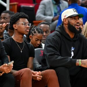 LeBron James, Who Dreams of Playing in The NBA With Bronny James, Says Watching Bryce James And His Sons 'Keeps Him Young'