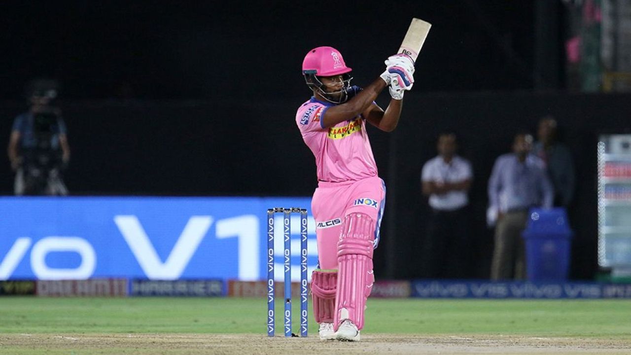 Sanju Samson at Sawai Mansingh Stadium.