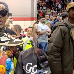 "Travis Scott, You Guys Copied My Shoe!": Dennis Rodman Says He Started the Backward "Swoosh" Trend on Nike Shoes