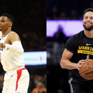 "Russell Westbrook Acting Like Stephen Curry Now": Clippers Star Come Up With Tough Shot Followed By Goofy Attitude in Warm Ups Amidst Kawhi Leonard Absence