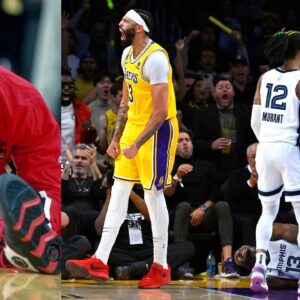 Anthony Davis, Who Passed Dennis Rodman on All-time Playoffs Blocks, Out-blocked Jaren Jackson Jr. and the Entire Grizzlies Squad